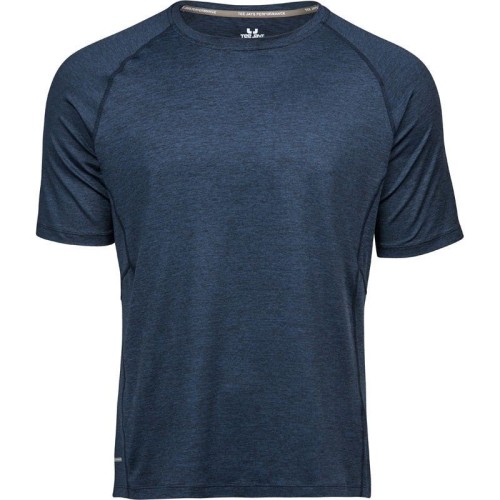 Tee Jays 7020 Pánské sportovní tričko CoolDry modrá Navy Melange