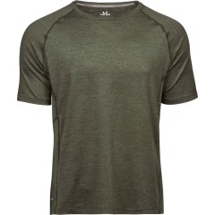 Tee Jays 7020 Pánské sportovní tričko CoolDry zelená Olive Melange